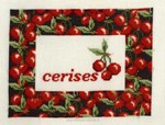 Cerises sur toile aida 7.0