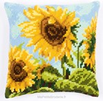 Coussin Les tournesols