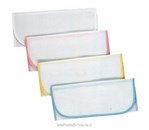 Lot de 12 pochettes serviettes 3 Blanc - 3 Jaune - 3 Bleu - 3 Rose