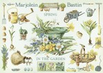 SPRING IN THE GARDEN LARGE sur toile Etamine 10.5 fils