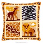 Coussin Animaux de la Savane