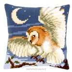 Coussin hibou en vol