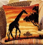 Coussin Girafe d'Afrique