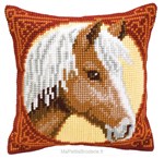 Coussin prtrait de poulain