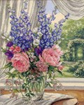 Peonies & Delphiniums