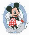 Mickey Mouse avec oiseau