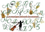 Abécédaire Musique vert