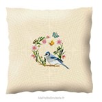 Coussin L'oiseau Bleu