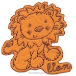 Motif thermocollant Lion