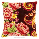 Coussin fleur des indes