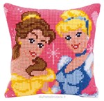 Coussin Belle et Cendrillon