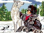 Loup et Esquimau