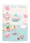 kit Carte à broder tea time