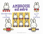 Miffy à l'ecole