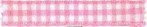 Ruban vichy largeur 25mm Rose