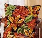 Coussin Feuilles d'Automne et Glands