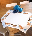 Nappe Chat et pelote de laine