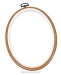 Cadre tambour oval Bois