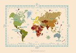 MAPPE MONDE Mes Voyages