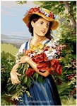 La jeune fille au bouquet