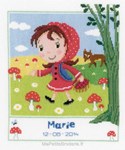 Tableau  de naissance Petit chaperon rouge