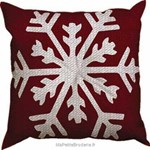 Coussin etoile des neiges