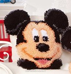 Tapis Point noué Mickey ou Coussin Point noué