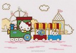 KIT HELLO KITTY - Kitty dans le train