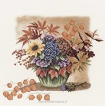 AUTUMN BOUQUET sur toile Etamine 10.5 fils