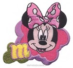 Motif thermocollant Minnie Initiale