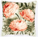 Coussin Message de Fleurs I