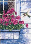 Flowers&Hummingbird
