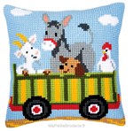 Coussin la ferme- Les animaux de la ferme 2