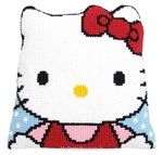 Coussin forme hello kitty