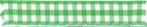 Ruban vichy largeur 15mm Vert