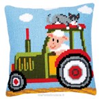 Coussin la ferme - Le tracteur