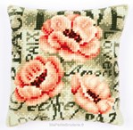 Coussin Message de Fleurs II