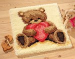 Tapis Point Noué PopCorn the Bear