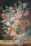 Vase de fleurs XVIIIe siècle