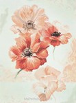 SKY ANEMONE sur toile Etamine 12 fils