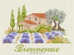 Bienvenue provence sur toile aida 7.0