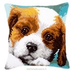 Coussin portrait de chiot