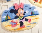 Tapis Minnie a la plage