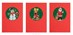 Lot de 3 cartes Personnages de Noel avec enveloppes