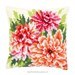 Coussin fleuri