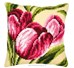 Coussin 3 Tulipes roses