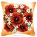 Coussin Bouquet Rouge