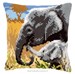 Coussin amour d'éléphants