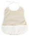 Bavoir 6 mois uni Chambray Beige