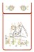 Cache torchon Deux cheveux sur toile coton ecru